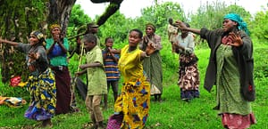 Batwa Cultural group performing their traditional dance. Credit: Uganda Wildlife Authority